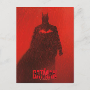Die Theaterposter-Grafik von Batman Red Rain Postkarte