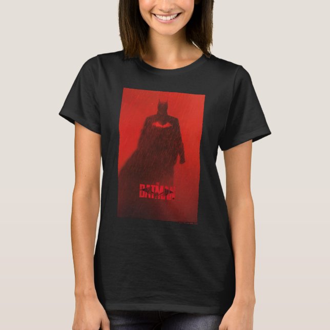 Die Theaterposter-Grafik von Batman Red Rain T-Shirt (Vorderseite)