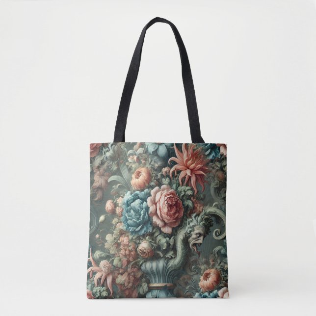 Die Theatrie von Thirst - Gotisches Blumendesign Tasche (Vorderseite)