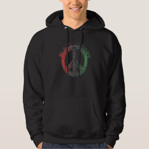 Die Themen der "Black History Month of Peace Sign  Hoodie