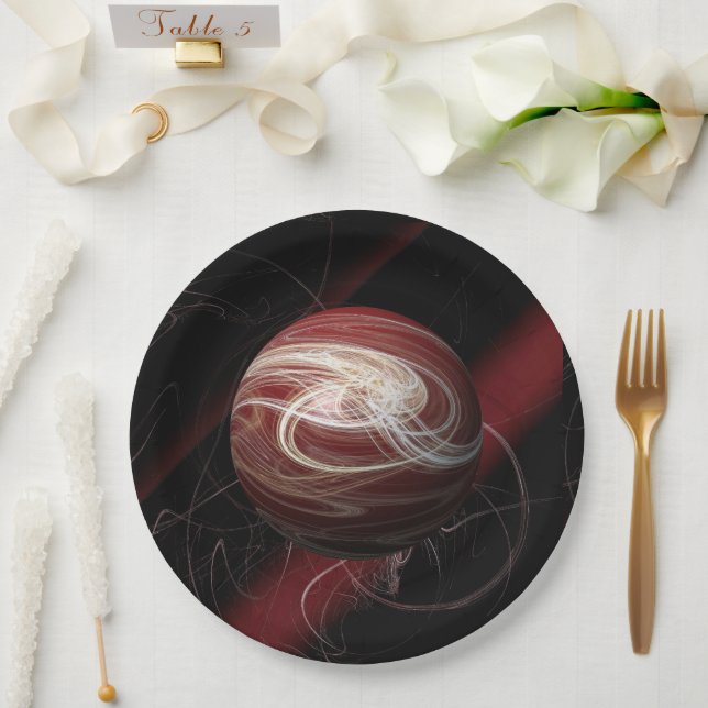 Die Themen des Kosmos Pappteller (Hochzeit)