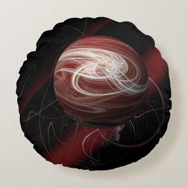 Die Themen des Kosmos Rundes Kissen (Vorderseite)