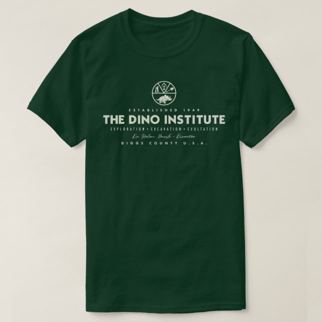 Die Themenreihe des Dino-Instituts T-Shirt (Design vorne)