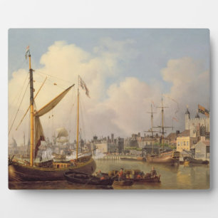 Die Themse und der Tower von London, angeblich Fotoplatte