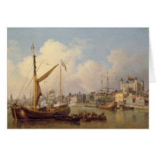 Die Themse und der Tower von London Angenommen auf
