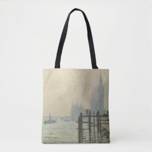 Die Themse unter Westminster von Claude Monet Tasche