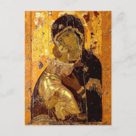 Die Theotokos des Wladimir-Ikons Postkarte