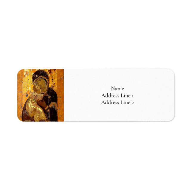 Die Theotokos des Wladimir-Orthodoxen Ikons (Vorne)