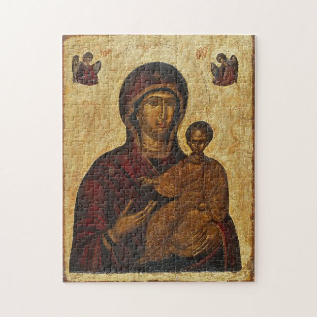 Die Theotokos und das christliche Kind Byzantinisc (Vertikal)