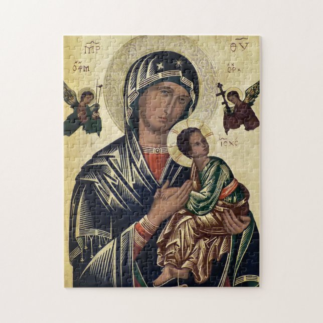 Die Theotokos und der Kindergott (Vertikal)