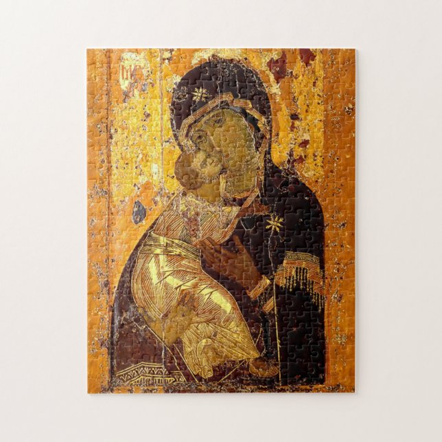 Die Theotokos von Wladimir (Vertikal)