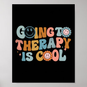 Die Therapie ist Cooler Retro-Feminist Poster