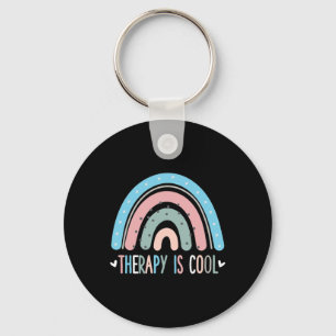 Die Therapie ist ein Cooler Therapeut für psychisc Schlüsselanhänger