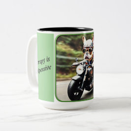 Die Therapie ist eine teure Tasse für Fahrradfahre