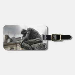 Die Thinker Rodin Paris-Skulptur Gepäckanhänger