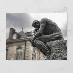 Die Thinker Rodin Paris-Skulptur Postkarte