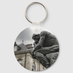 Die Thinker Rodin Paris-Skulptur Schlüsselanhänger