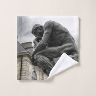 Die Thinker Rodin Paris-Skulptur Waschlappen