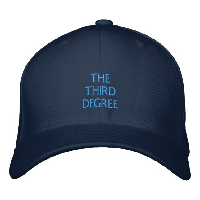 Die Third Degree Baseballkappe Bestickte Baseballkappe (Vorderseite)