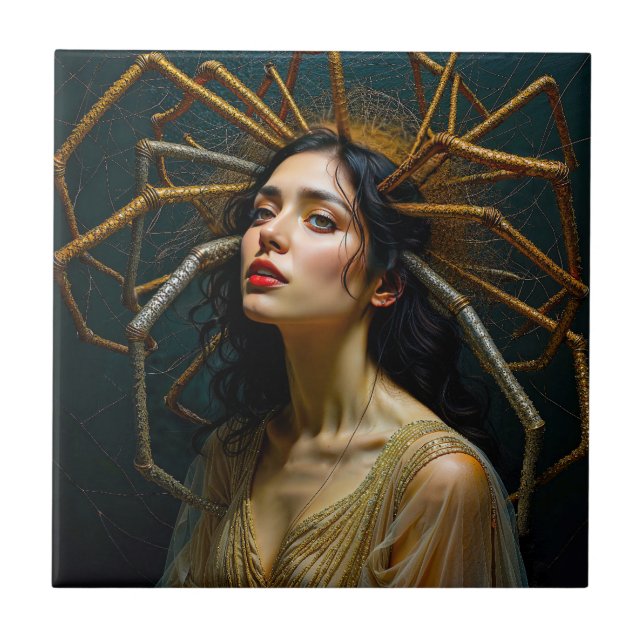 Die Threads der Transgression Arachnes Transformat Fliese (Vorderseite)