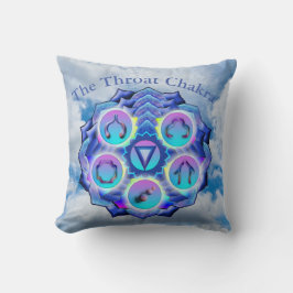 Die Throat Chakra - Symbol des Atemlebens Kissen