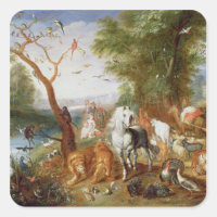 Die Tiere, die in Noahs Arche eindringen