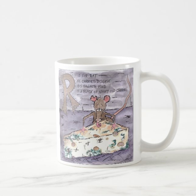 Die Tiere erschrecken mich Kaffeetasse (Rechts)