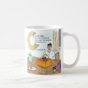 Die Tiere erschrecken mich Kaffeetasse