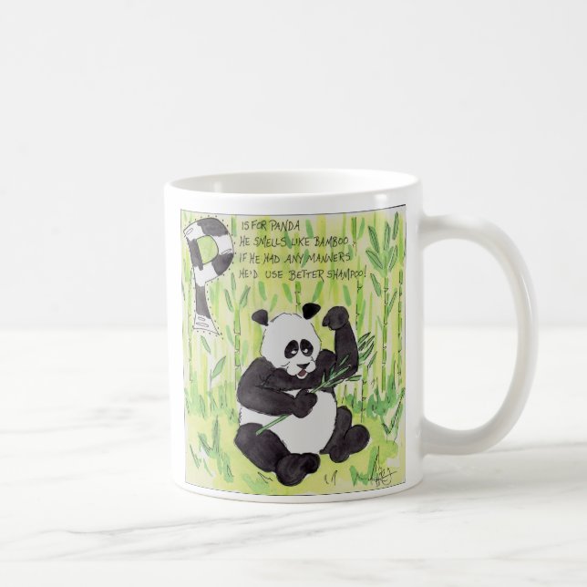 Die Tiere erschrecken mich Kaffeetasse (Rechts)