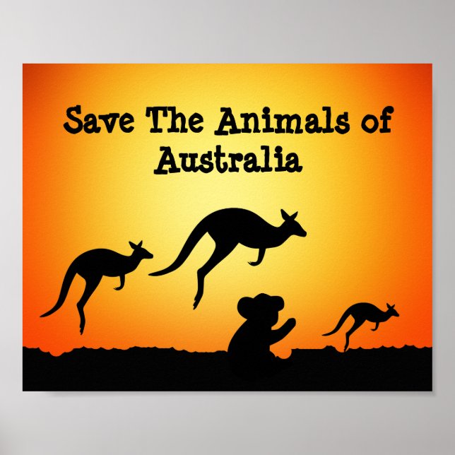 Die Tiere in Australien gerettet Poster (Vorne)