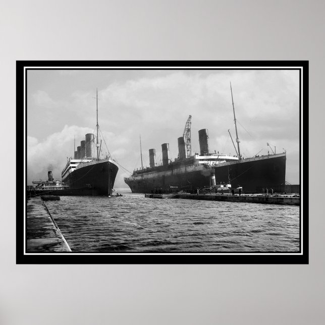 Die Titanic-Serie Poster Olympic und Titanic (Vorne)