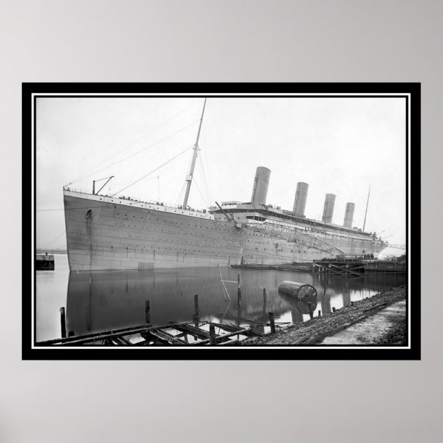 Die Titanic Unpainted Foto Poster Titanic Serie (Vorne)