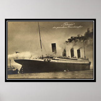 Die Titanic Vintag Foto Poster-Serie Poster