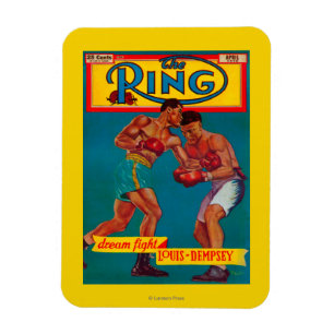 Die Titelseite des Ring Magazine Magnet