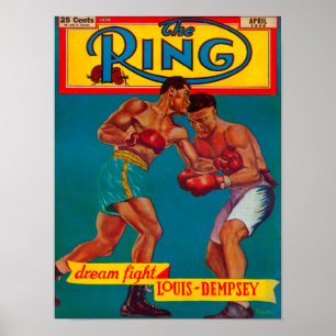 Die Titelseite des Ring Magazine Poster