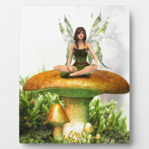 Die Toadstool Fairy Fotoplatte