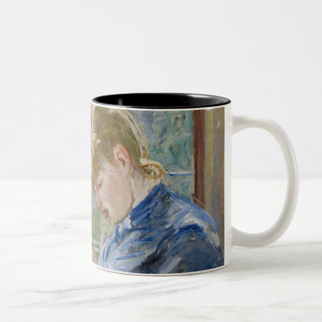 Die Tochter des Künstlers, Julie, mit ihrem Zweifarbige Tasse (Rechts)