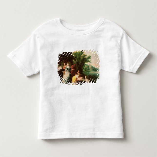 Die Tochter des Pharaos, die Moses entdeckt Kleinkind T-shirt (Vorderseite)