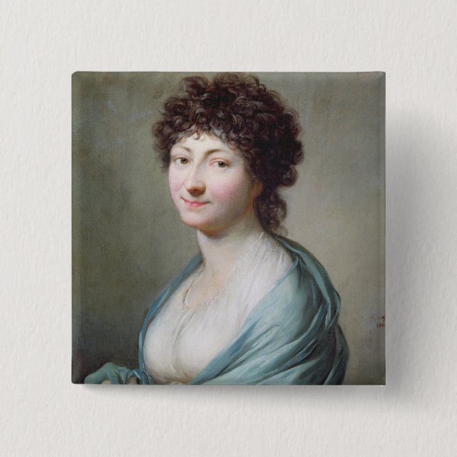 Die Tochter: Porträt von Caroline Susanne Graff Button (Vorderseite)
