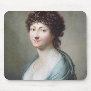 Die Tochter: Porträt von Caroline Susanne Graff Mousepad
