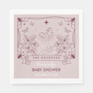 Die Tochter-Tarot-Babydusche Napkin Serviette