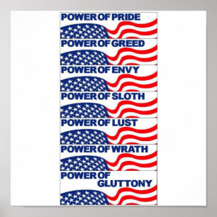 Die tödlichen Sins Poster