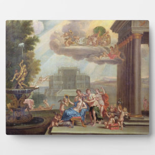 Die Toilette der Venus aus dem 18. Jahrhundert Fotoplatte