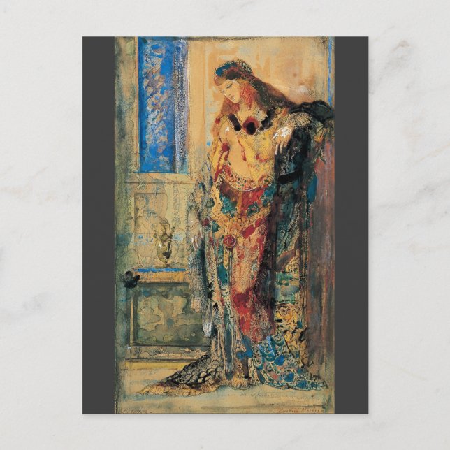 Die Toilette von Gustave Moreau Postkarte (Vorderseite)