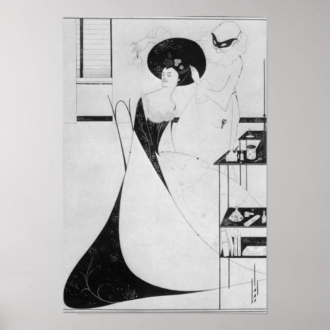 Die Toilette von Salome Poster (Vorne)