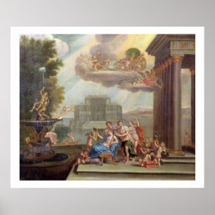 Die Toilette von Venus, 18. Jahrhundert Poster