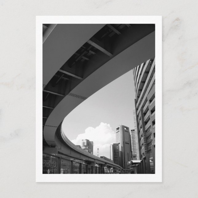 Die Tokio-Monorail Postkarte (Vorderseite)