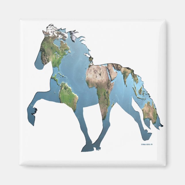 Die Tolonierung der Welt Magnet (Vorne)