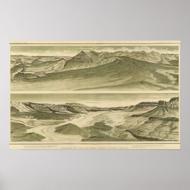 Die Toroweap von Vulkans Throne Poster (Vorne)