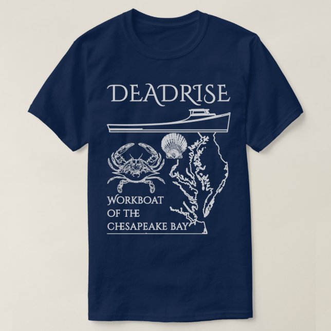 Die Toten Das Arbeitschiff der Chesapeake Bay Wh T-Shirt (Design vorne)